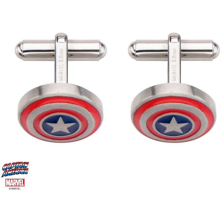 Captain America Colour Shield Cufflinks