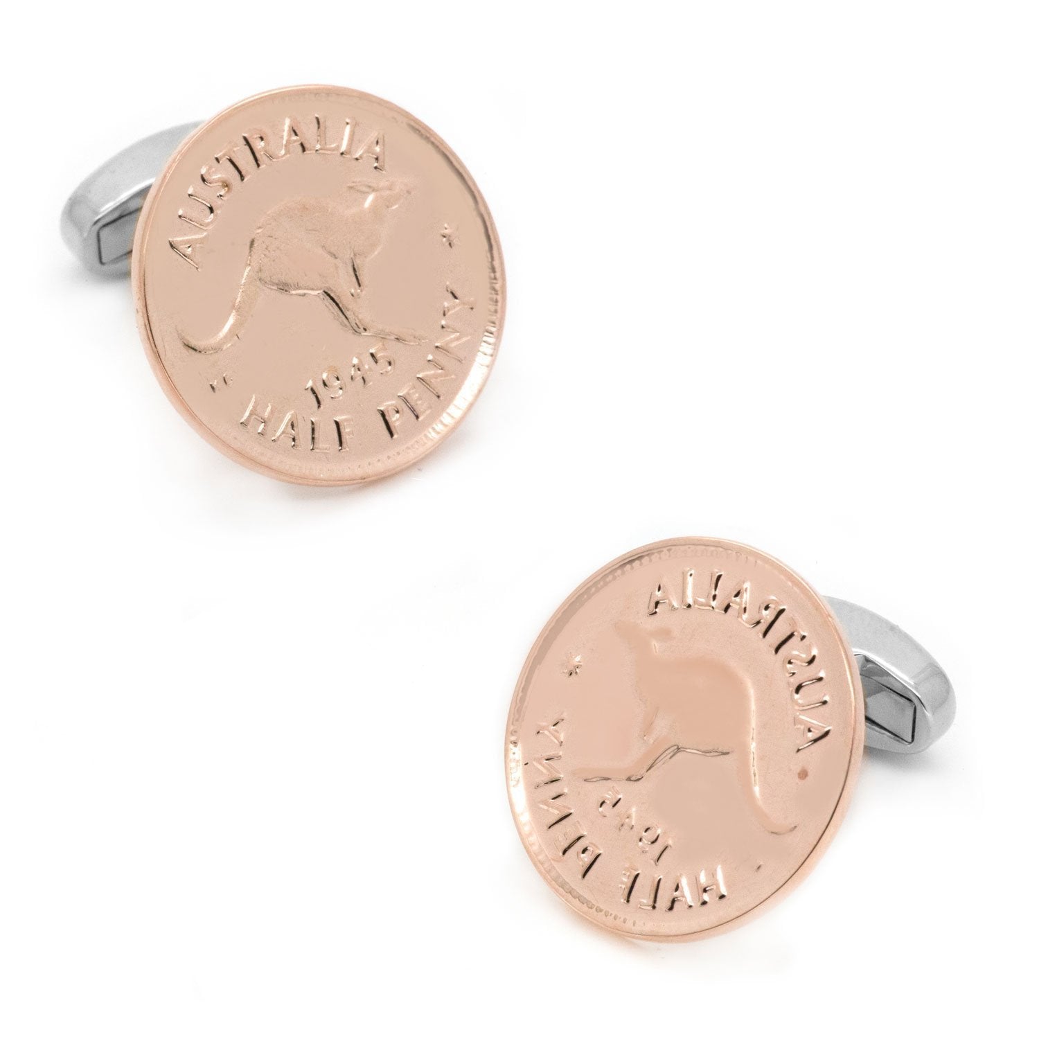Australian Half Penny Coin Cufflinks