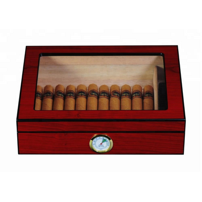 12-20 CT Cherry Cigar Humidor Spanish Cedar Box for Cigars