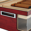 120 CT Brown Cigar Humidor Spanish Cedar Box for Cigars