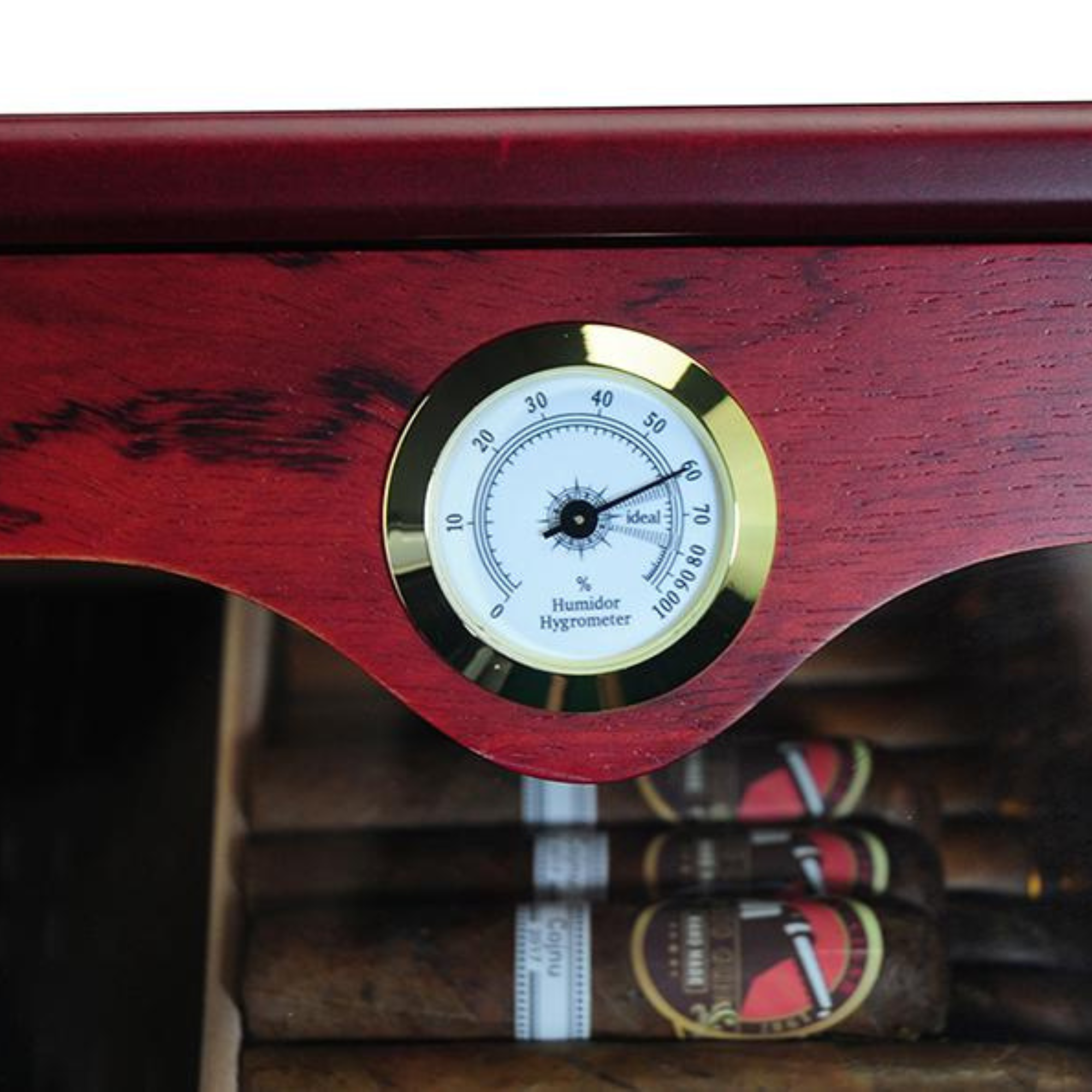 150 CT Bubinga Cigar Humidor Mahogany Lining Cabinet for Cigars