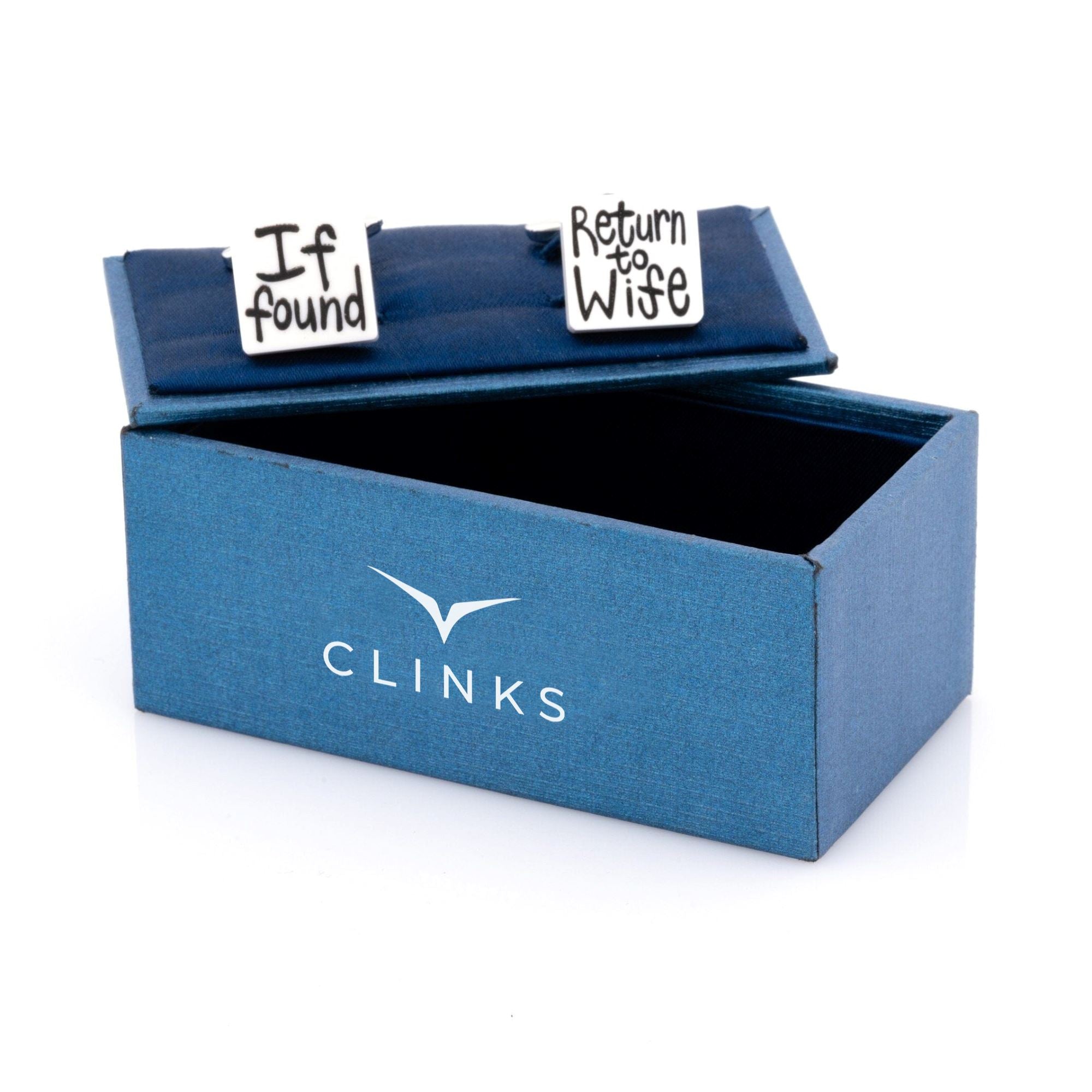 If found Return to Wife Cufflinks Novelty Cufflinks Clinks Australia 