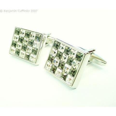 Crystal Patchwork Cufflinks