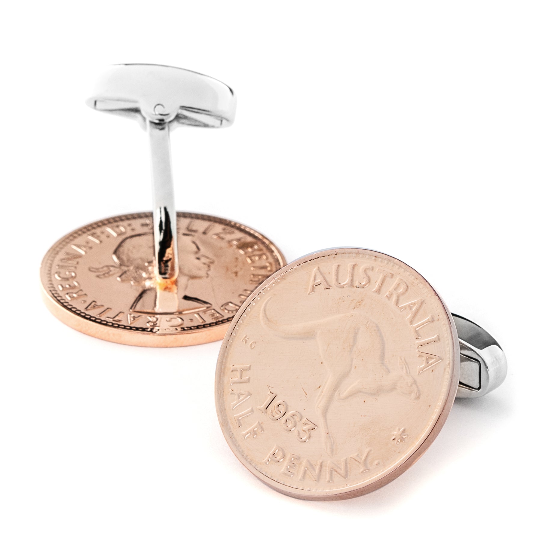Australian Half Penny Coin Cufflinks