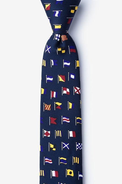A-Z International Flags Skinny Tie