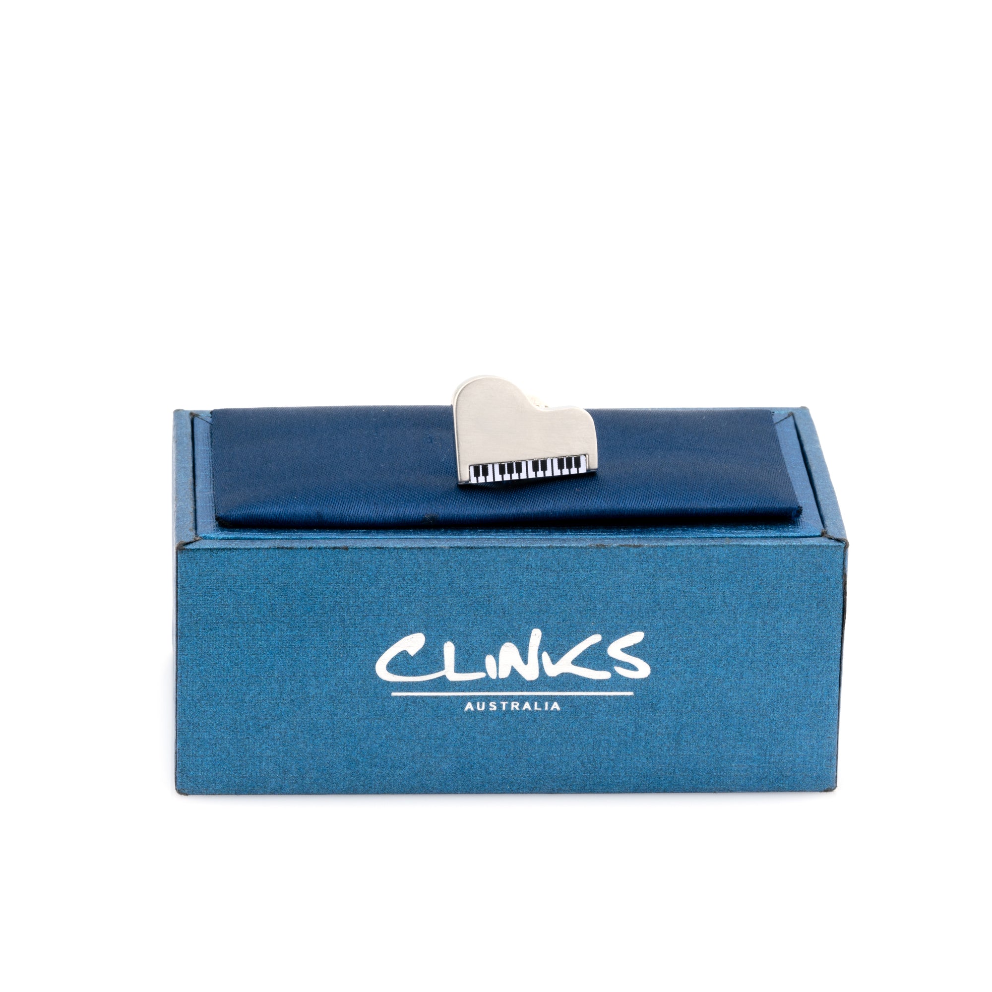 Silver Piano Lapel Pin