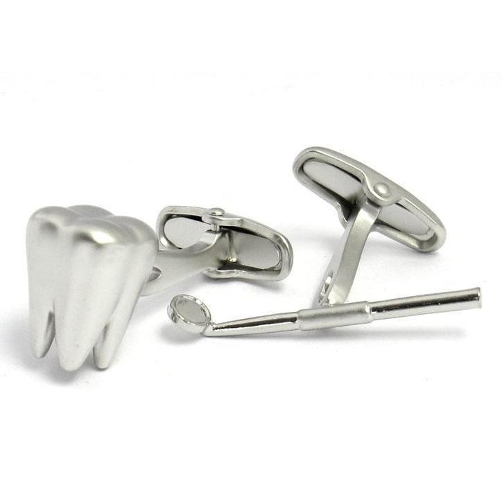Dentist Tooth and Mirror Cufflinks