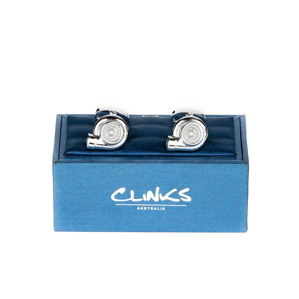 Silver Turbo Cufflinks