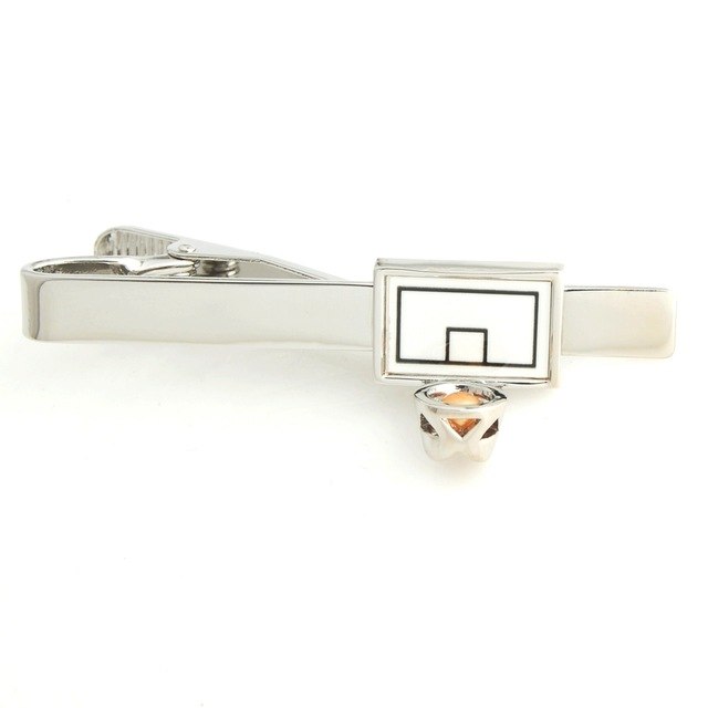 Basketball Hoop Tie Clip