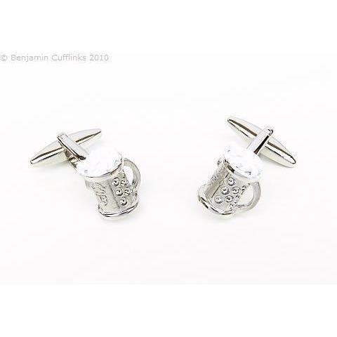 Foamy Beer Stein Cufflinks