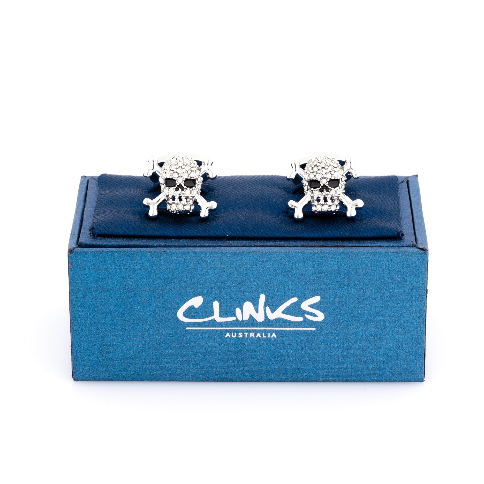 Crystal Skull Cufflinks