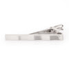 Silver Lines with Waves Tie Clip