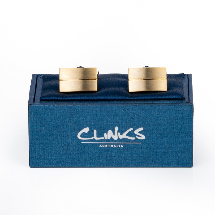 Classic Gold - Single Line Cufflinks