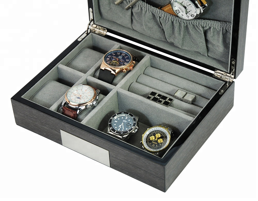 Wenge Wooden Watch Box, Cufflink Watch Box, Cuffed Watch Box, Clinks Australia Watch Box, Wenge Watch Boxes on Cuffed, Australia Watch Box, Cufflink Watch Storage Box, Cufflink Watch Display Box, Wenge Watch Box, Wooden Watch Box, Wenge, Wooden Cufflink Watch Boxes, CB5004, Clinks Australia