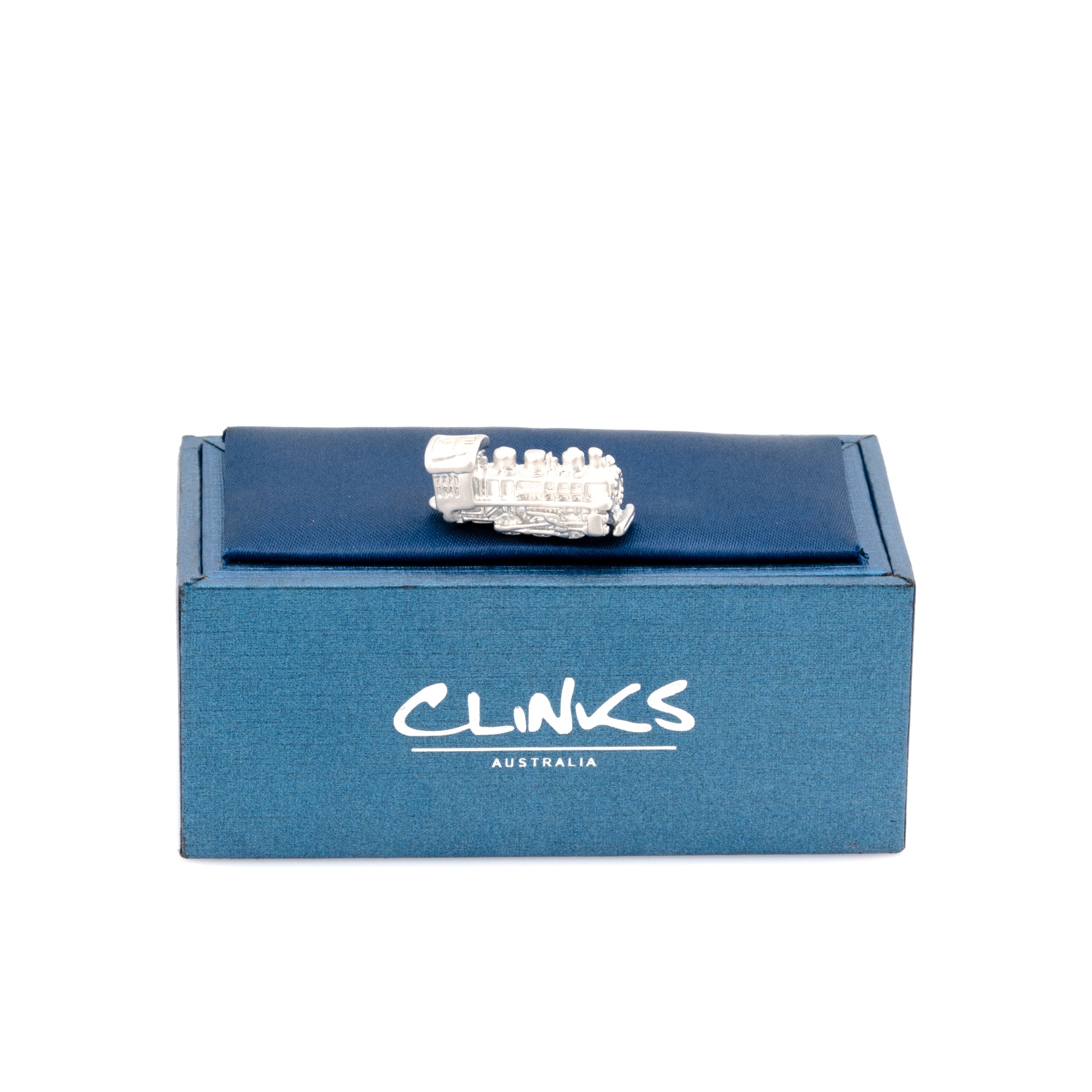 Train Lapel Pin - Silver