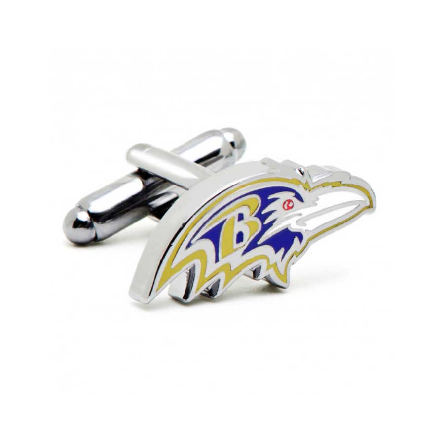 Baltimore Ravens Head Cufflinks