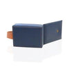 Real Leather Cufflink Wallet - Blue