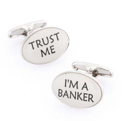Trust Me I'm a Banker Cufflinks