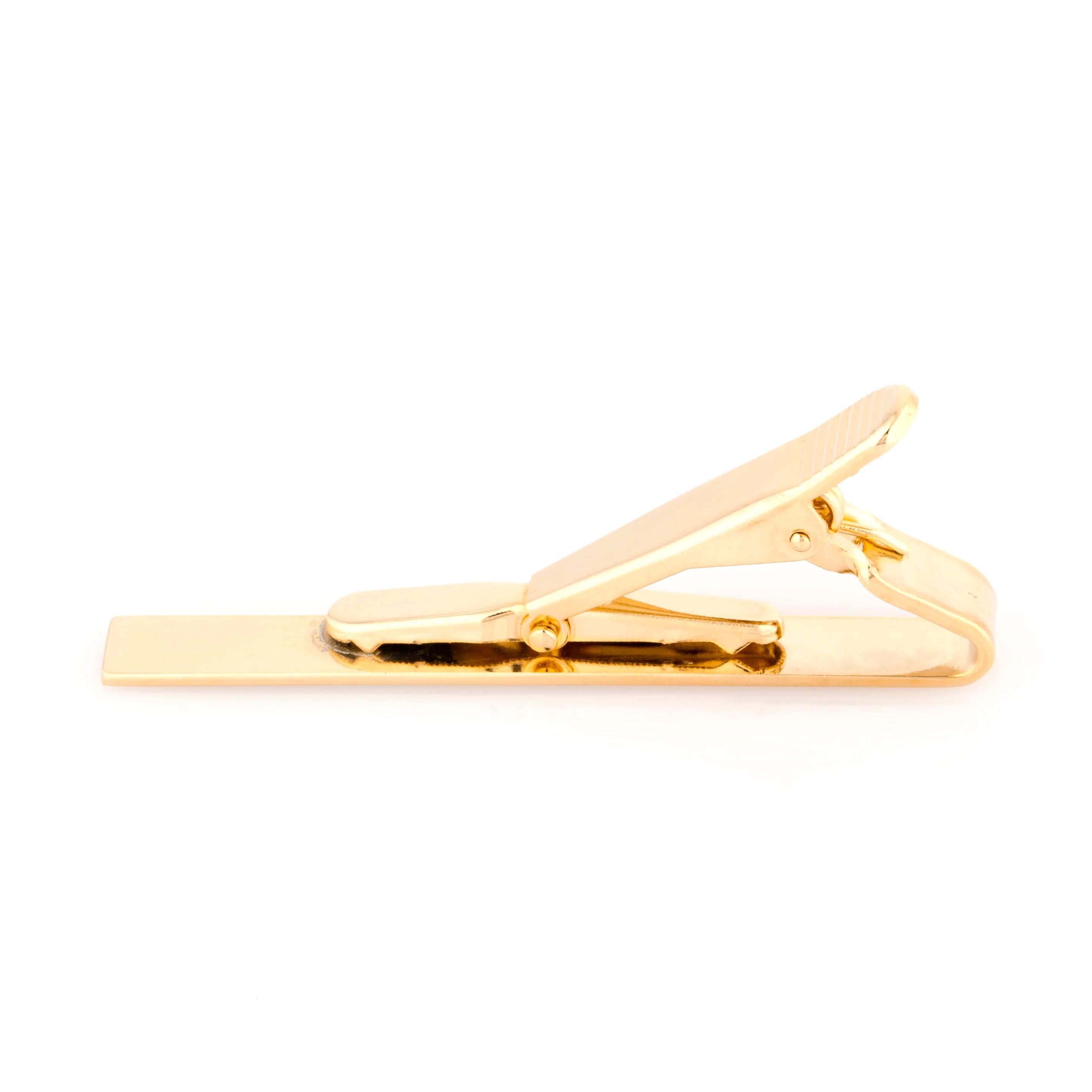 Shiny Gold Tie Clip 55mm Tie Clips Clinks Australia 