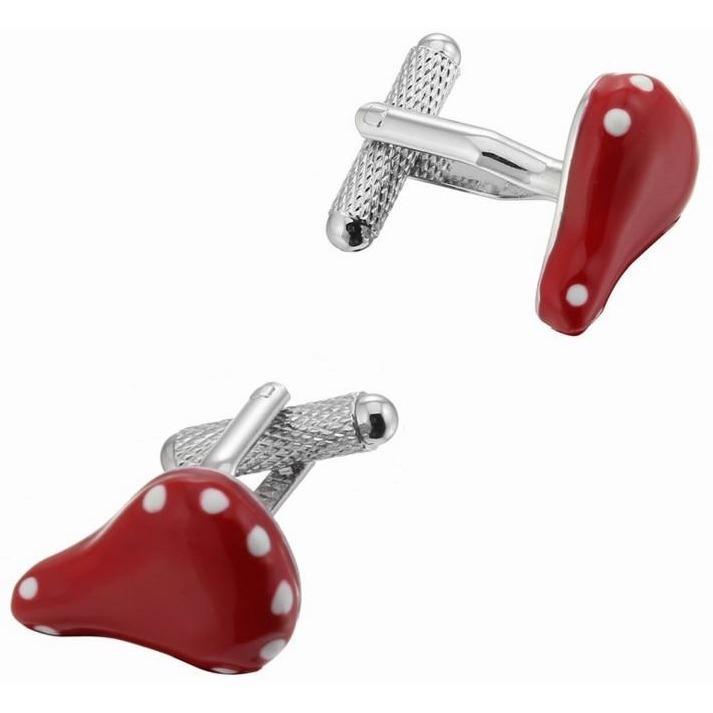 Red Bicycle Seat Cufflinks