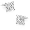Silver Celtic Square Knot Cufflinks