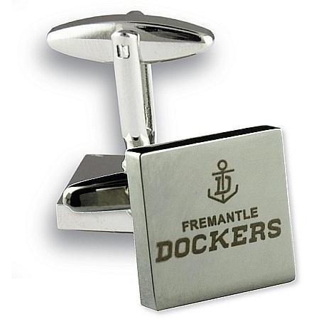 Silver Fremantle Dockers AFL Cufflinks