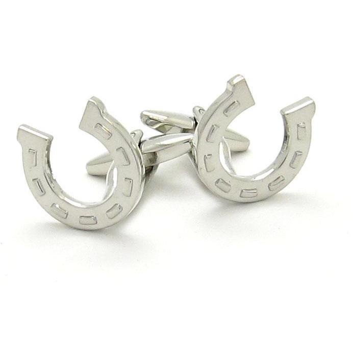 Silver Horseshoe Cufflinks