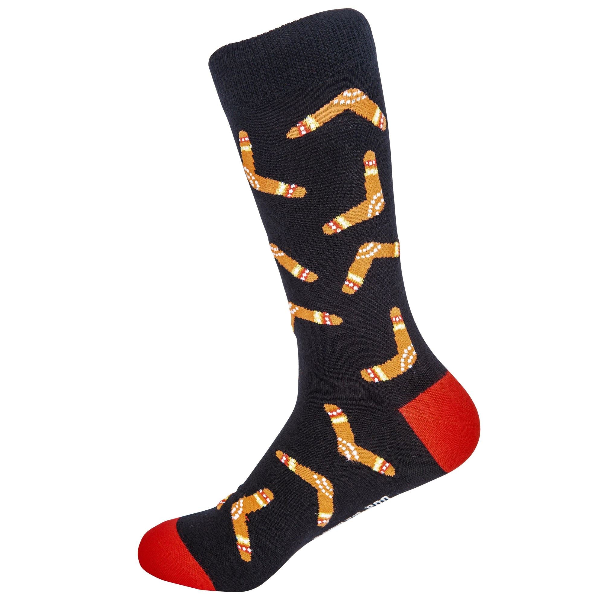 Life is Like a Boomerang Bamboo Socks by Dapper Roo Socks Dapper Roo 