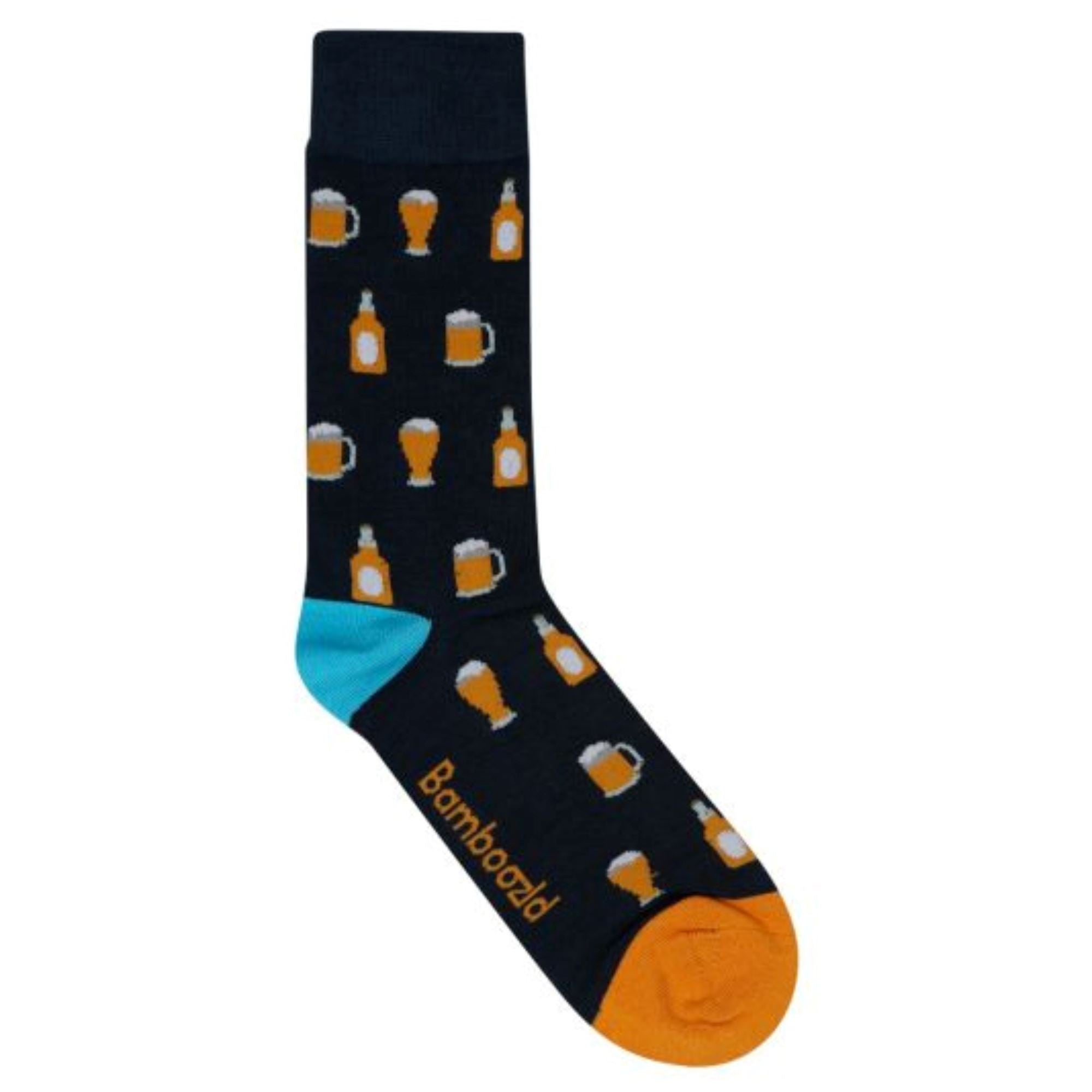 Mens Beer Sock Card Socks Bamboozld 