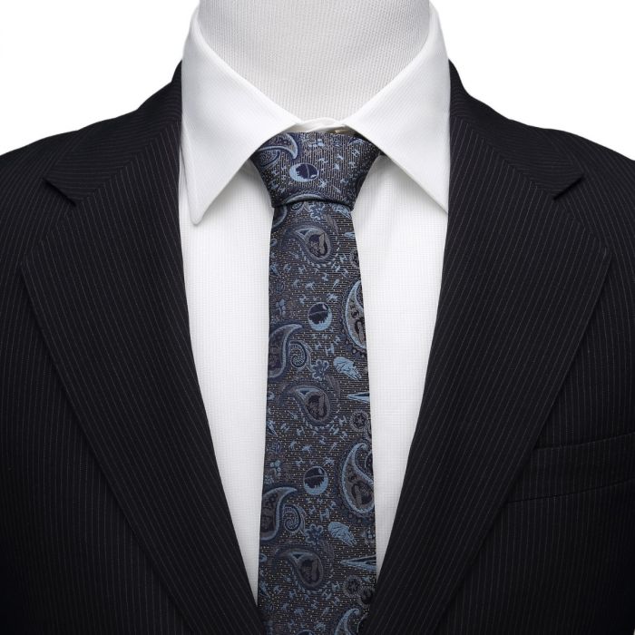 Vader Paisley Blue and Gray Star Wars Men's Tie