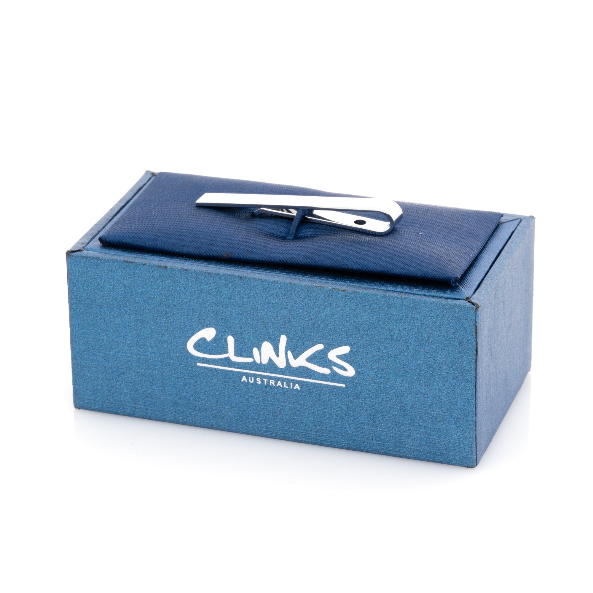 Small Shiny Silver Tie Bar 44m