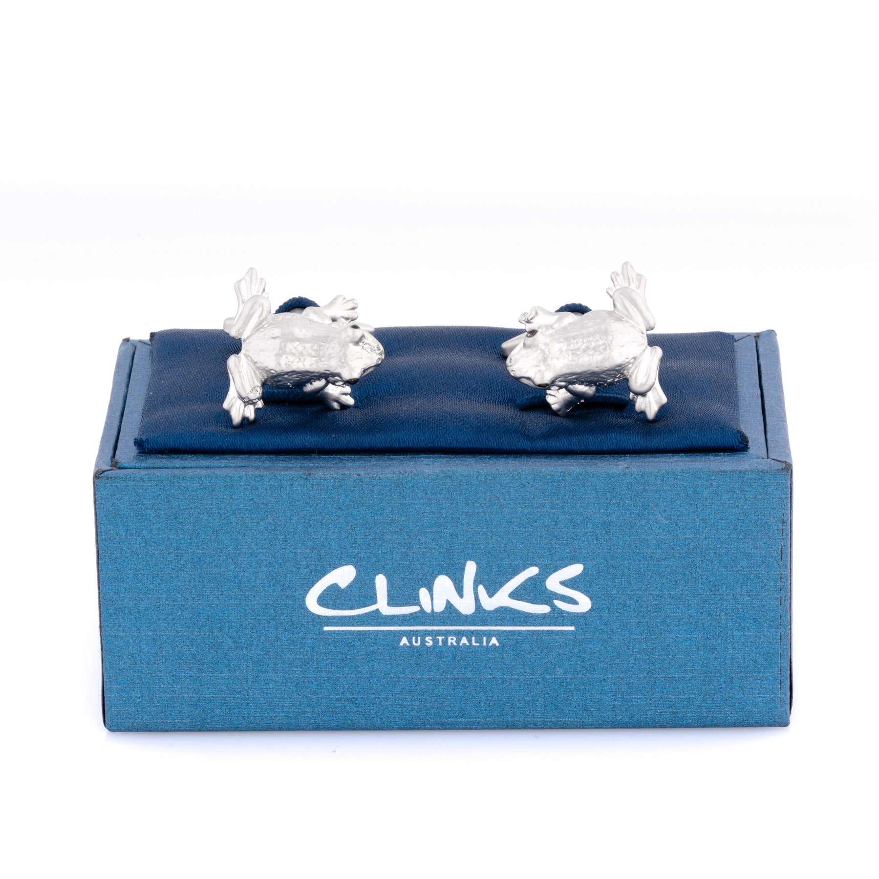 Silver Frog Cufflinks