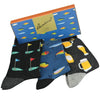 Blokes Life 3 pair Socks Gift Box, Socks, Bamboozld, Bamboo, Cotton, Spandex, Assorted Colour, SS7107, Clinks Australia