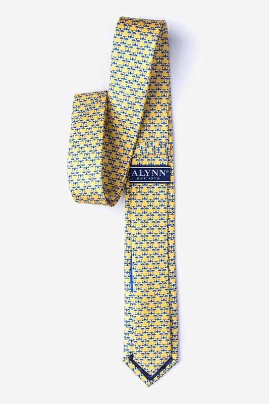 Scales Of Justice Skinny Tie