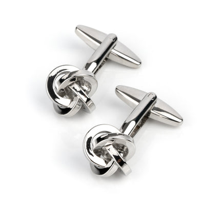 Silver Square Knot Cufflinks